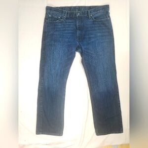 Levis Men's 514 Dark Blue Denim Jeans W40 L32